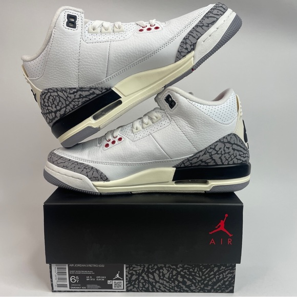 Nike Air Jordan 3 Retro GS Reimagined “White Cement” 2023 - Picture 3 of 4